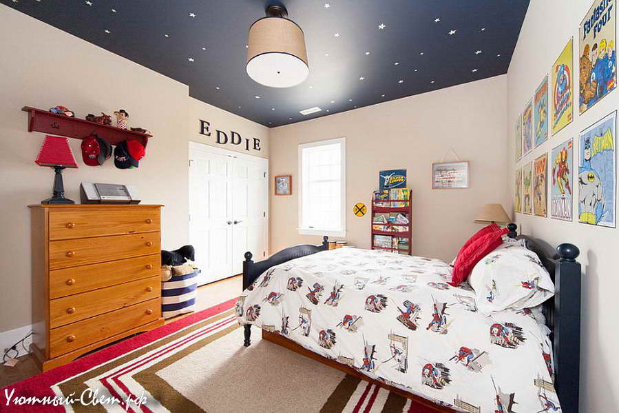 Потолок в детской ( фото): красивый потолок в комнате, какой лучше сделать